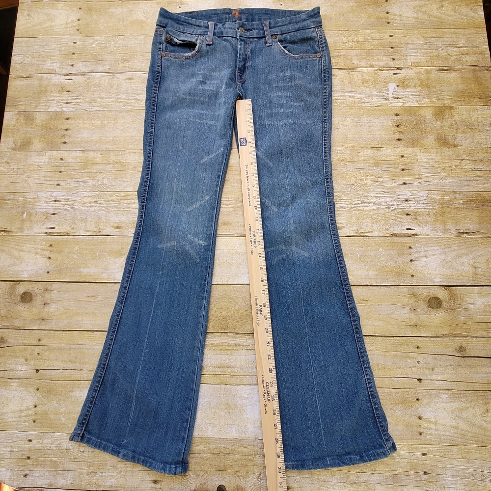 7 For All Mankind A Pocket Bootcut Women's Denim Jeans in Dark Wash Size 26